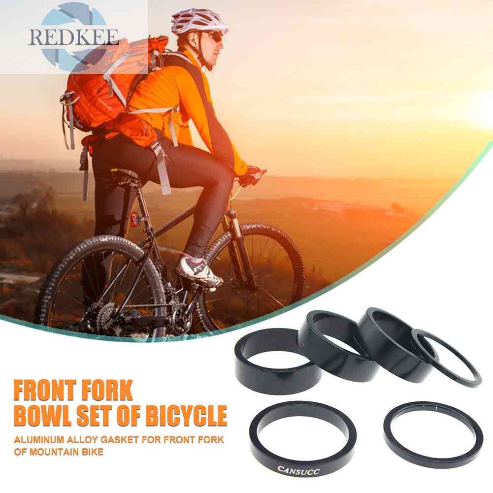 Set 6 Vòng Đệm Phuộc Trước 2 / 3 / 5 / 10mm Chuyên Dụng Cho Xe Đạp