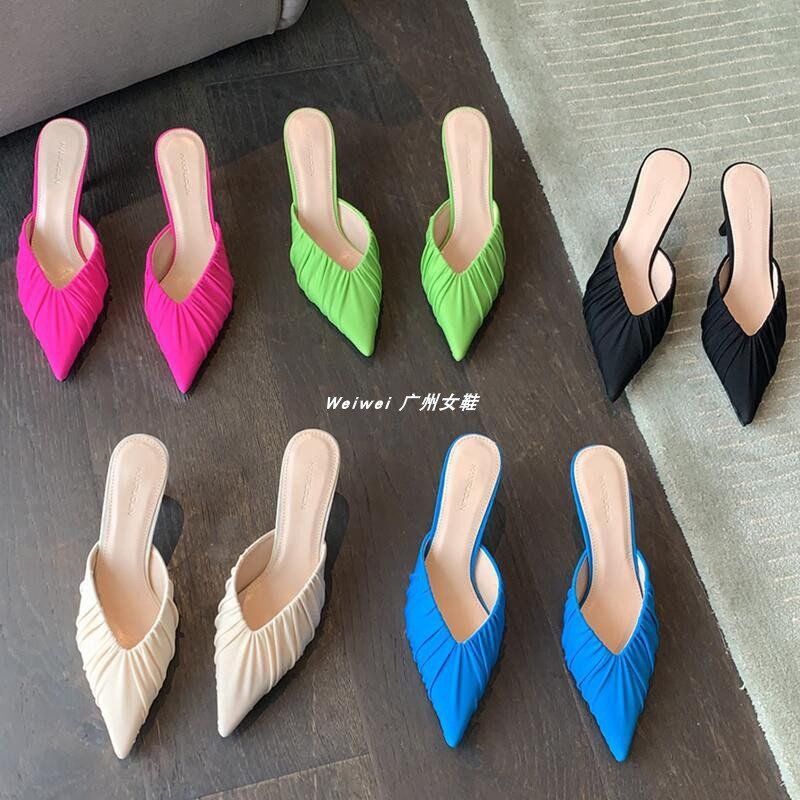 Giày Cao Gót Mũi Nhọn Thời Trang Sang Trọng Cho Nữ