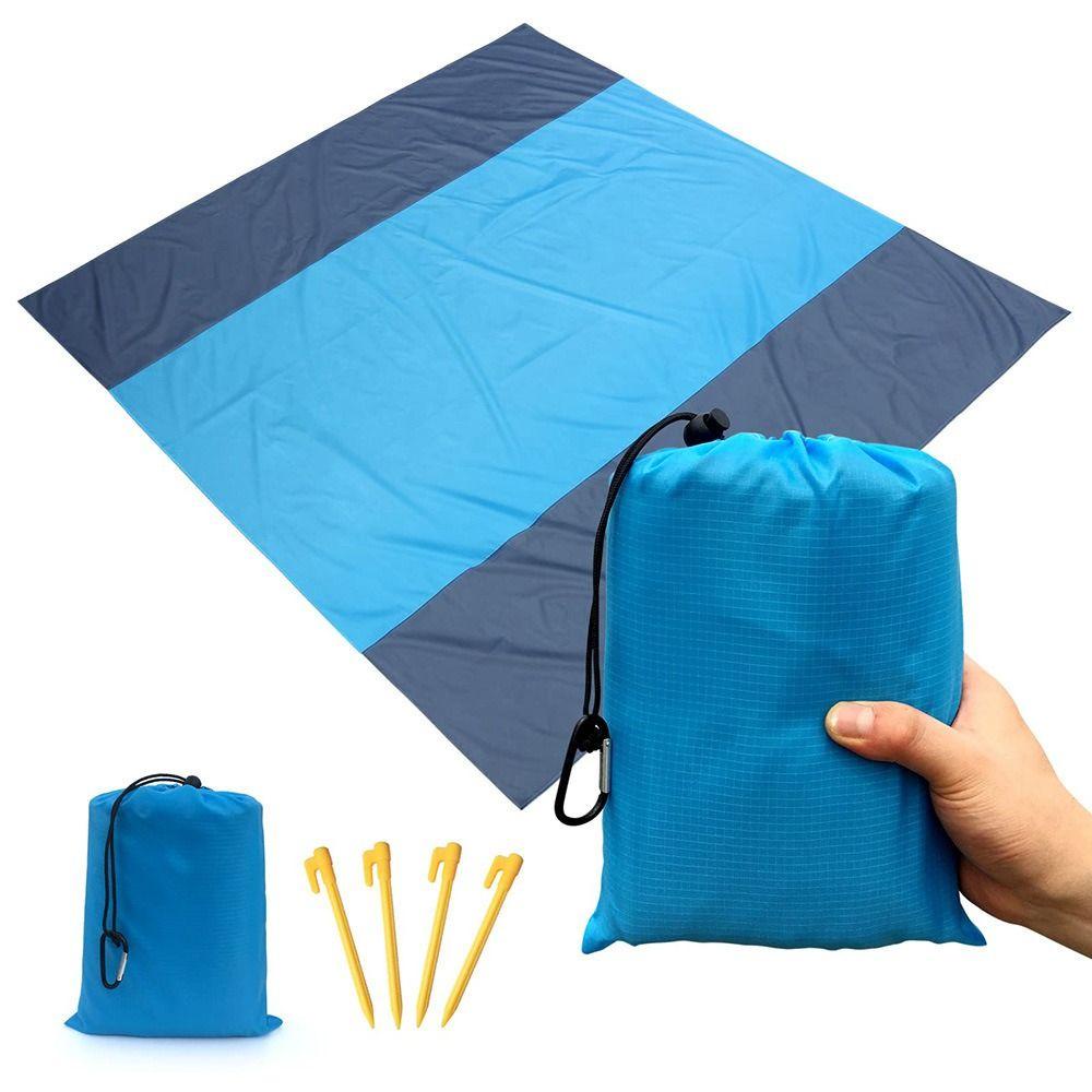 Thảm Cắm Trại / Đi Biển / Dã Ngoại Cỡ Lớn 2x1.4m Chống Cát / Thấm Nước Tiện Dụng
