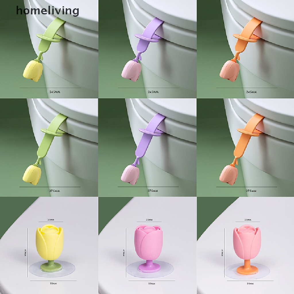 Giá Đỡ Nâng Nắp Bồn Cầu Bằng Silicone Tiện Dụng