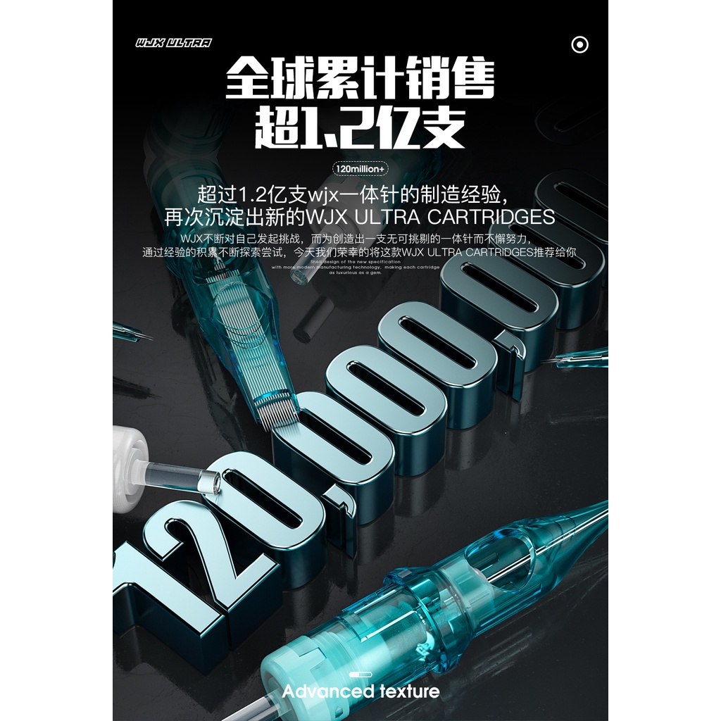 Hộp 20 Kim Xăm Hình Tròn WJX Rxl Đa Năng Tiện Dụng