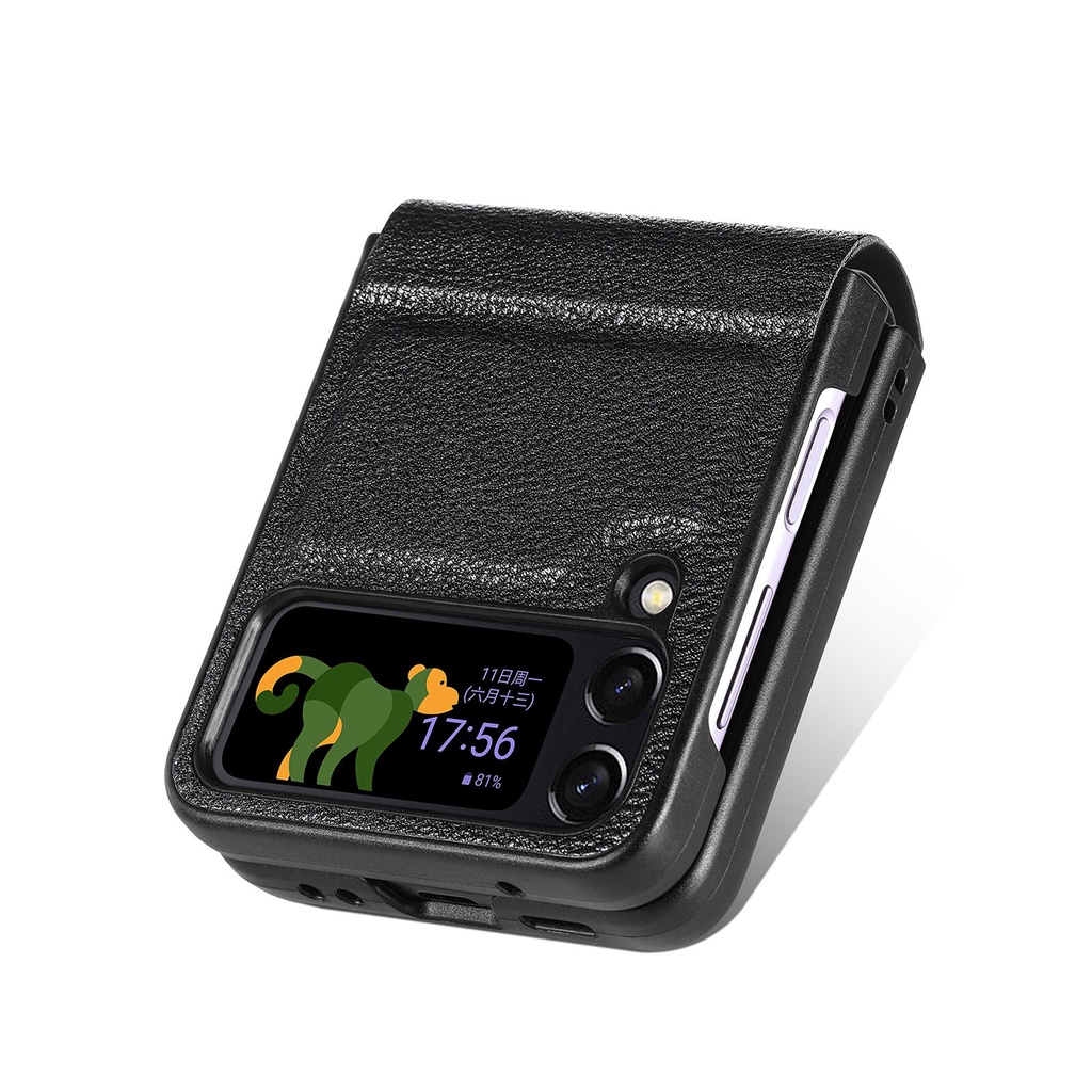 Ốp Điện Thoại Da Sang Trọng Cho Samsung Galaxy Z Flip4 Z Flip3 Premium Samsung Z Flip4 Z Flip3