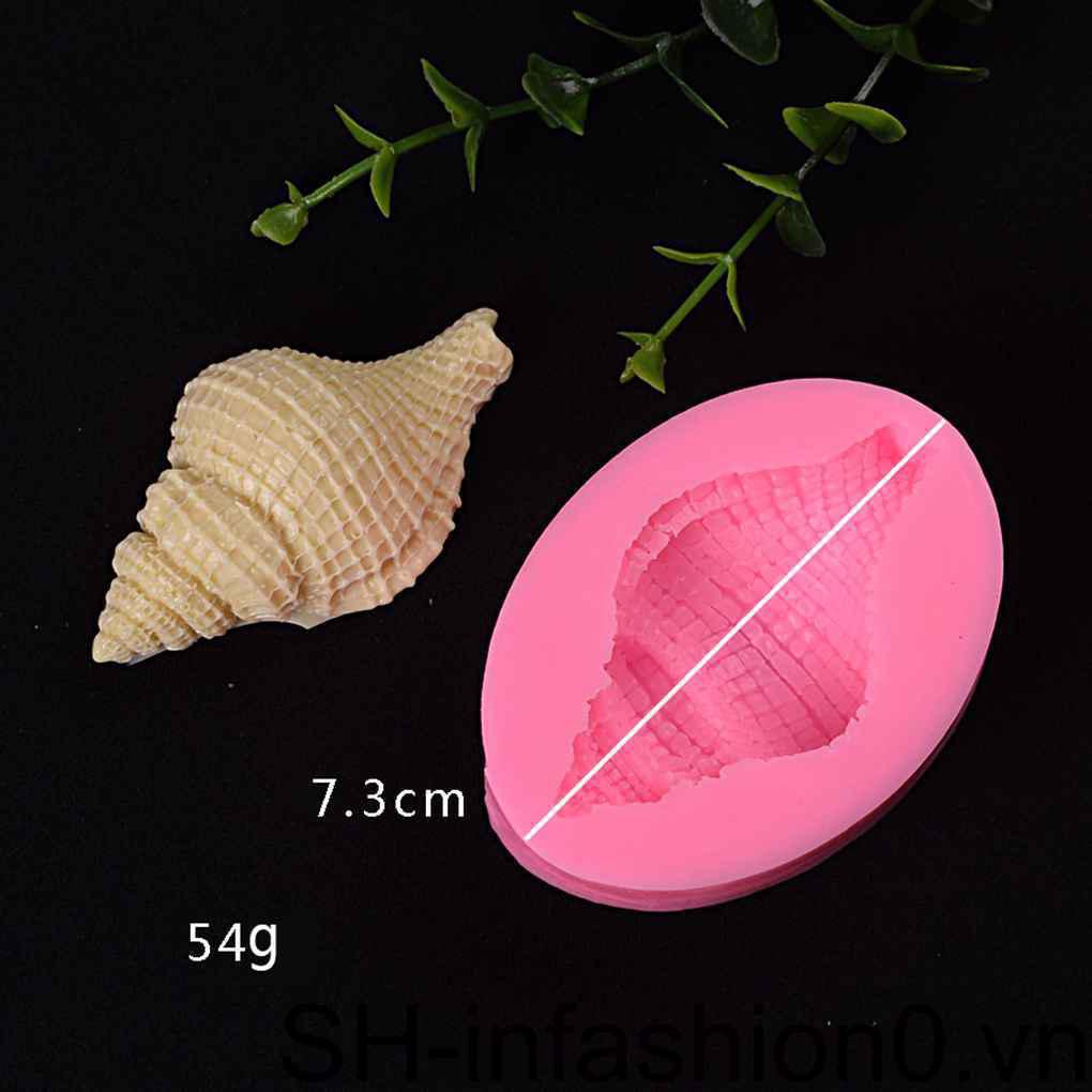 Khuôn Silicone Làm Bánh Hình Vỏ Sò / Vỏ Sò / Bãi Biển Độc Đáo