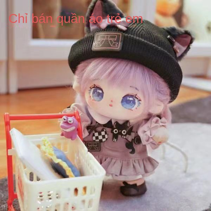 Quần Áo Cotton Dễ Thương Cho Búp Bê 20cm