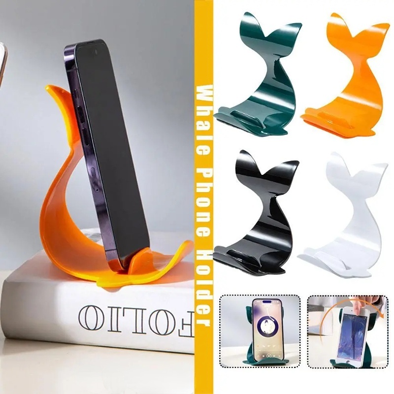 [Đặc trưng] [Featured] Giá Đỡ Điện Thoại Đa Năng Hình Cá Voi Sáng Tạo Để Bàn