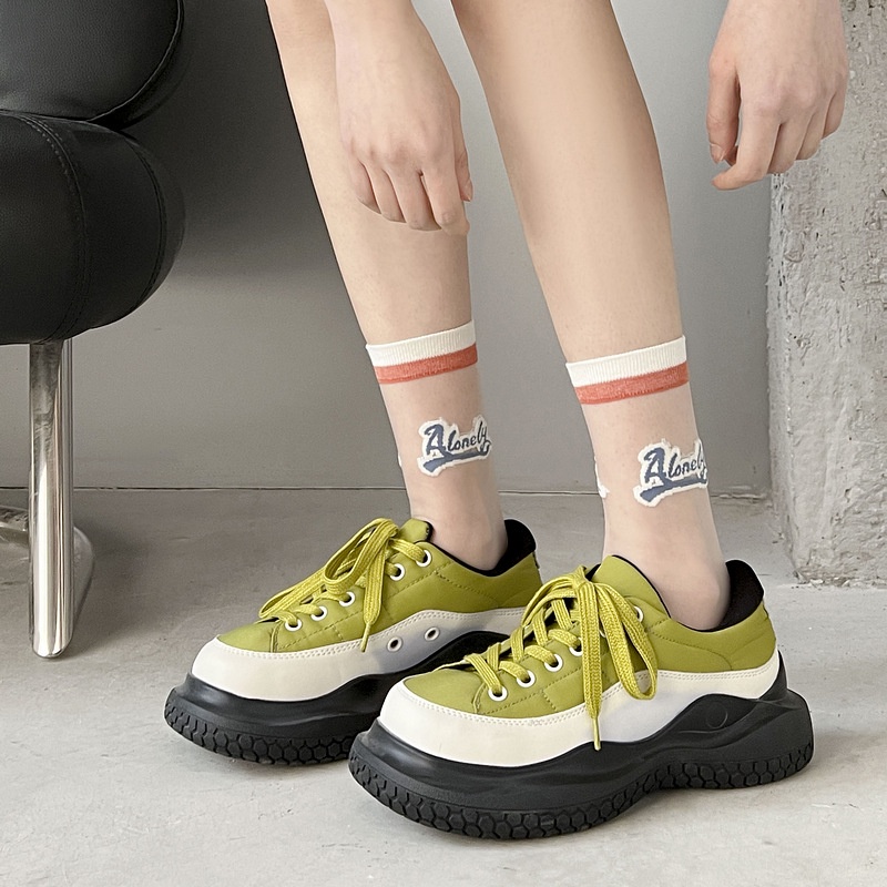 Tất Lụa Trong Suốt In Chữ Thời Trang Xuân Hè Cho Nữ