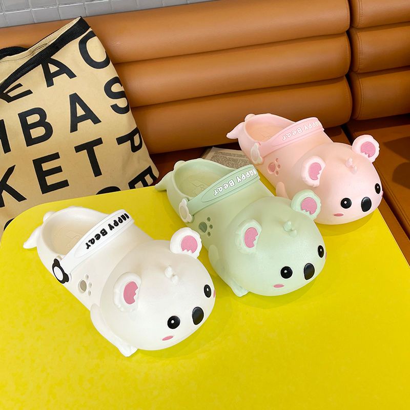 Dép Sandal Đục Lỗ In Hoạt Hình Đáng Yêu Thời Trang Đi Biển Dành Cho Nữ 122 195