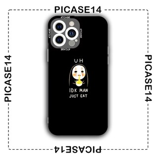 Ốp iphone cạnh vuông Picase14 vô diện tham ăn 6/6s/7plus/8plus/x/xr/xs/11/12/13/pro/max/plus/promax/14