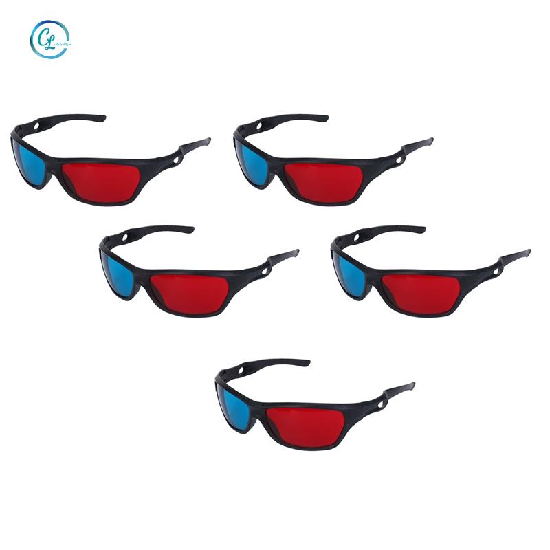 Set 5 Kính 3D Dùng Xem Phim DVD