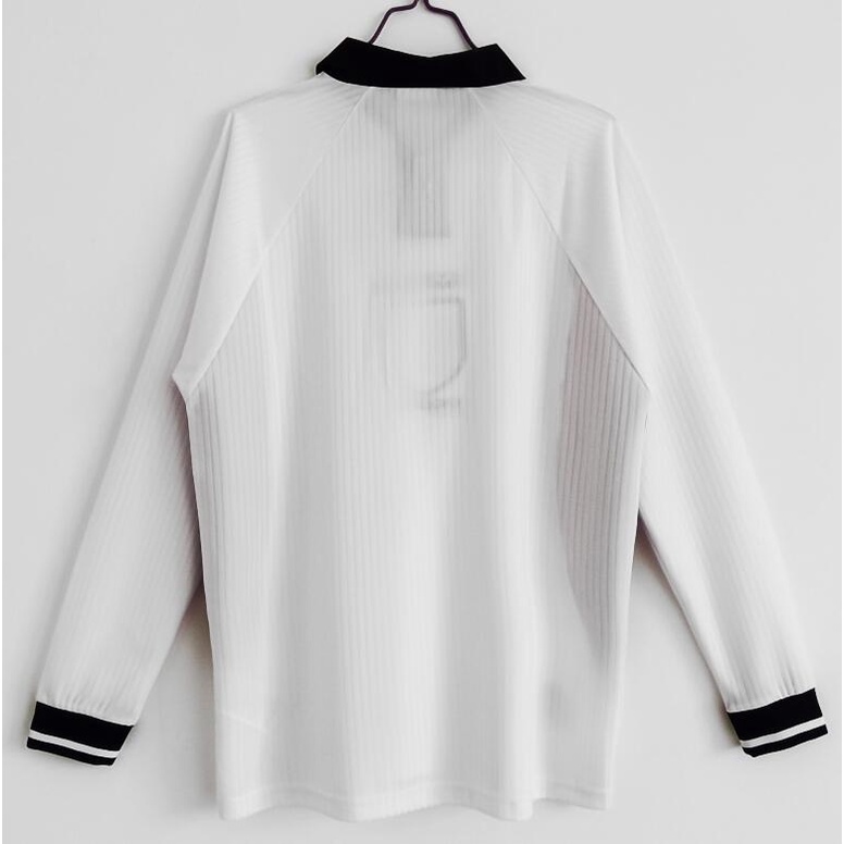 Áo Bóng Đá Dài Tay Jersey Beckham Jersey 98 1998 Phong Cách Retro Anh Quốc