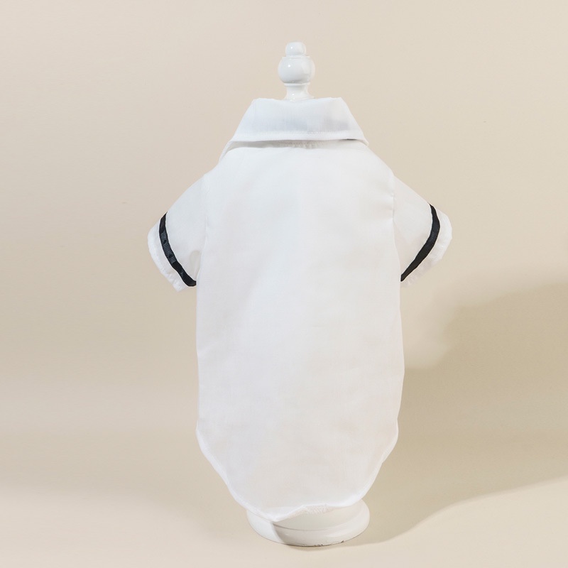 Áo Sơ Mi Trắng Kiểu Dáng Thanh Lịch Dành Cho Cún Cưng