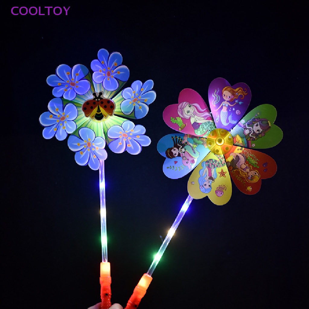 Cooltoy Đồ Chơi Cối Xay Gió Có Đèn Led Phát Sáng Màu Sắc Ngẫu Nhiên