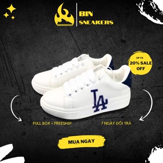 Giày thể thao nam nữ MLB LA bản chuẩn 11 Full Box - Giày LA, NY độn đế tăng chiều cao hot hit 2022 cao cấp