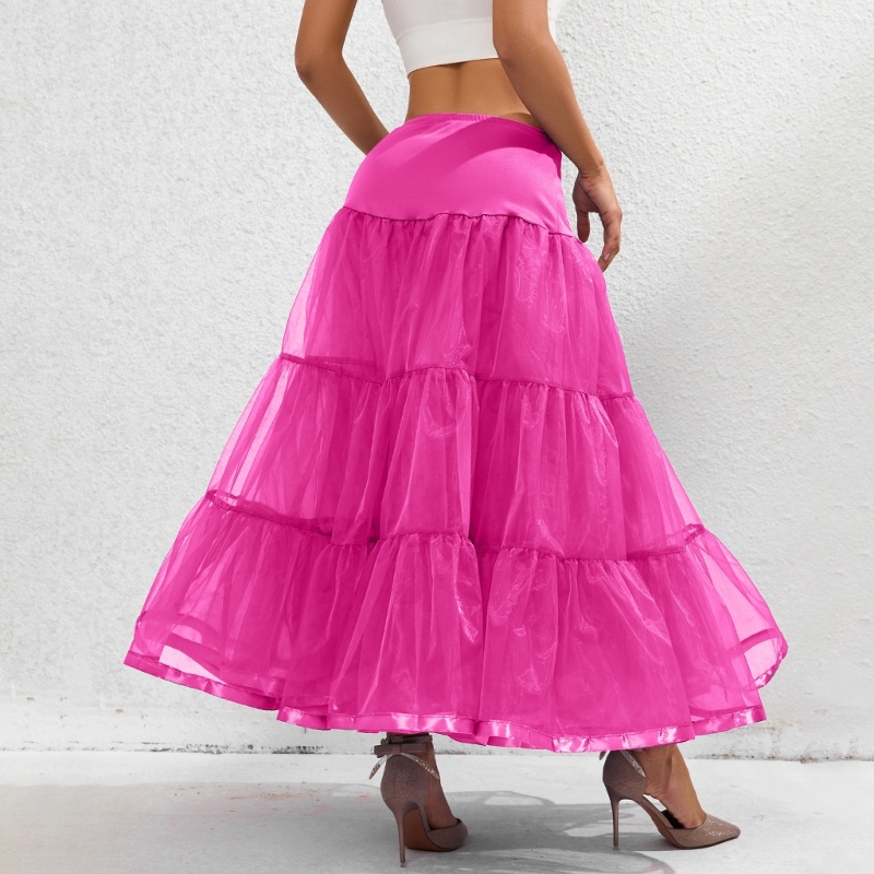 Áo Khoác Petticoat Không Gọng Dáng Chữ A Dài Đến Mắt Cá Chân Cho Nữ