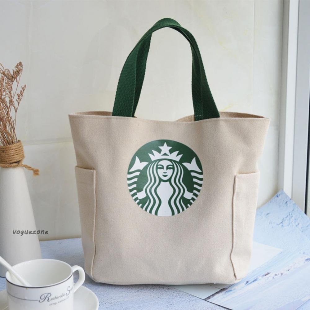 #Túi Đeo Chéo VOGUEZ VOGUEZ#Túi Xách Starbucks Màu Đỏ Đen Phong Cách Nhật Bản