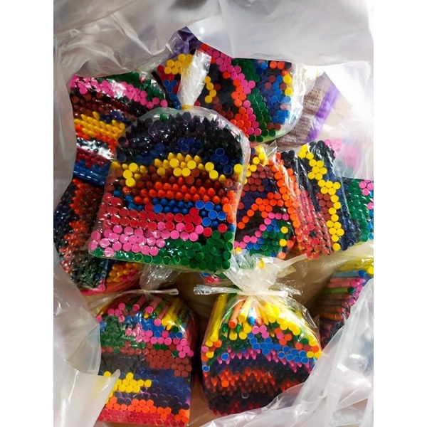 Sáp màu 1kg mix 10 màu cơ bản. Tô mịn màu đậm nét . hàng loại 1