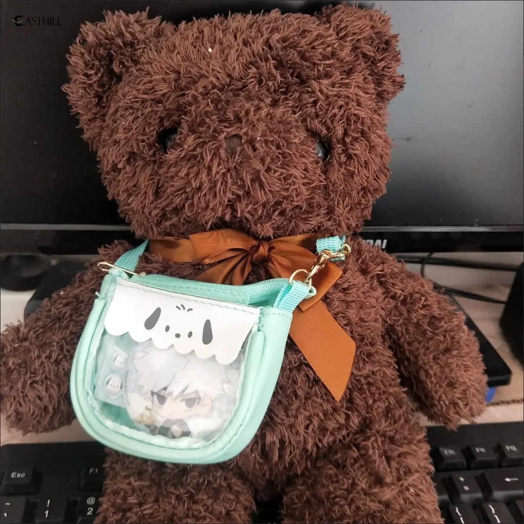 Túi Đeo Chéo Trong Suốt Họa Tiết Sanrio Gooka Melody Pachacco Dễ Thương Cho Bé Gái