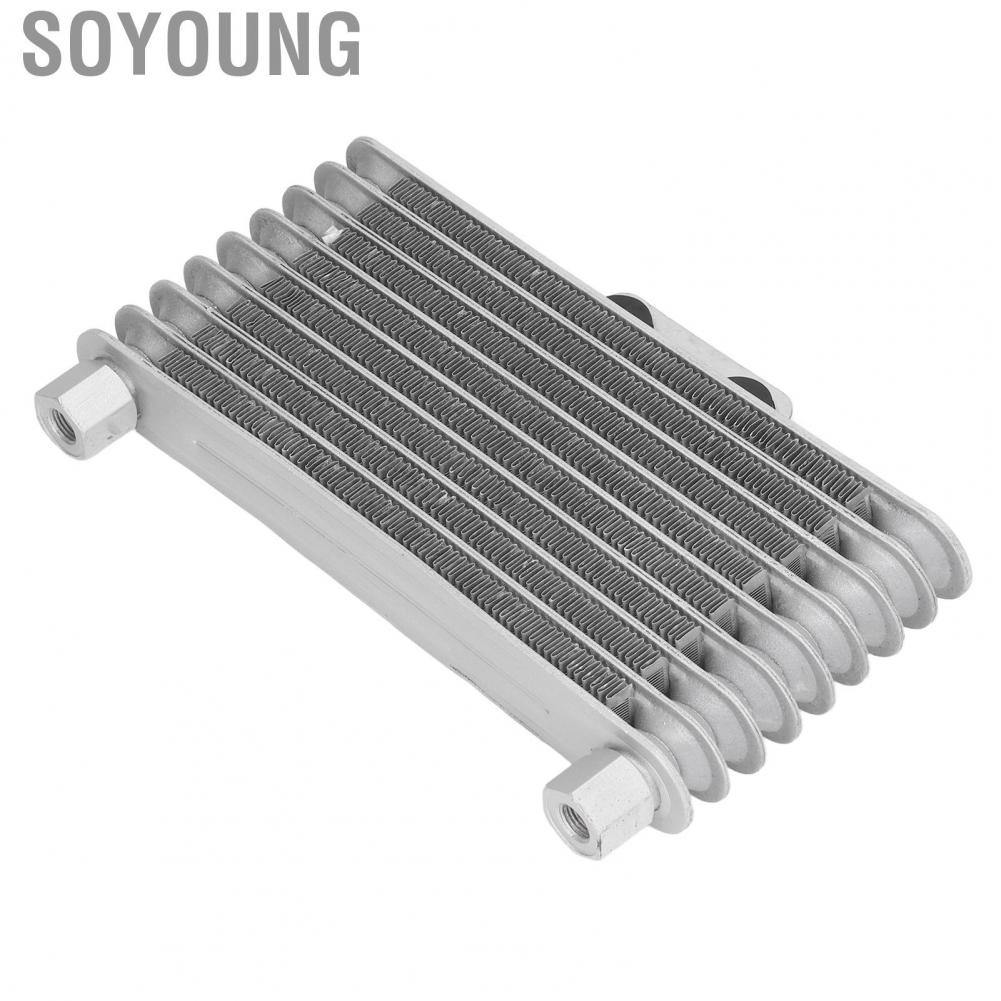 Soyoung Motorcycle Oil Radiator  Strong Power High Strength Rapid Cooling Engine Cooler for 2 Stroke Off Road Motorbike