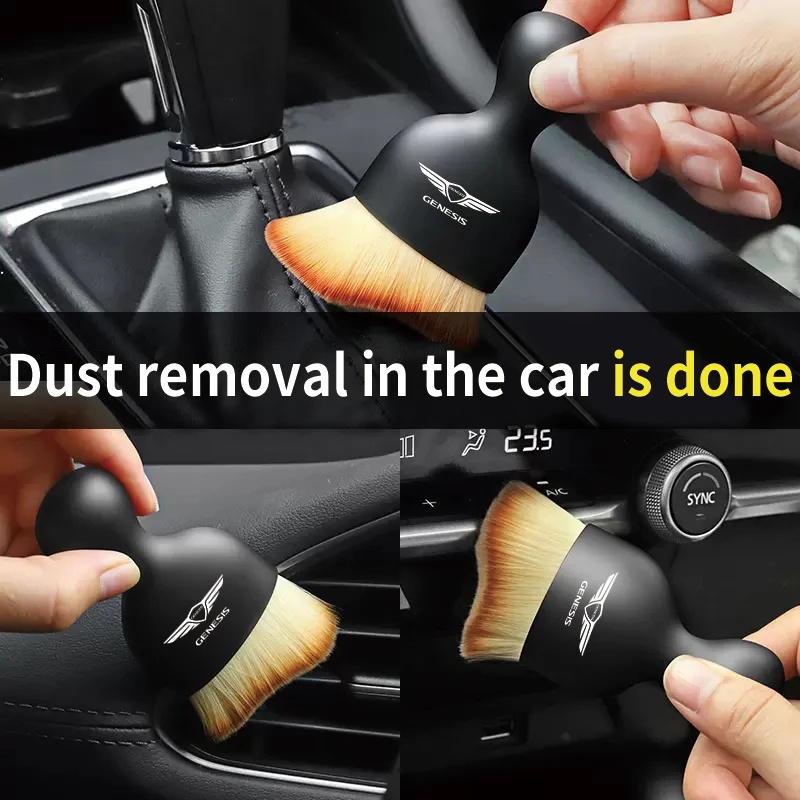 Bàn Chải Vệ Sinh Khe Hở Máy Điều Hòa Xe Hơi Thiết Kế Cán Dài Tiện Dụng