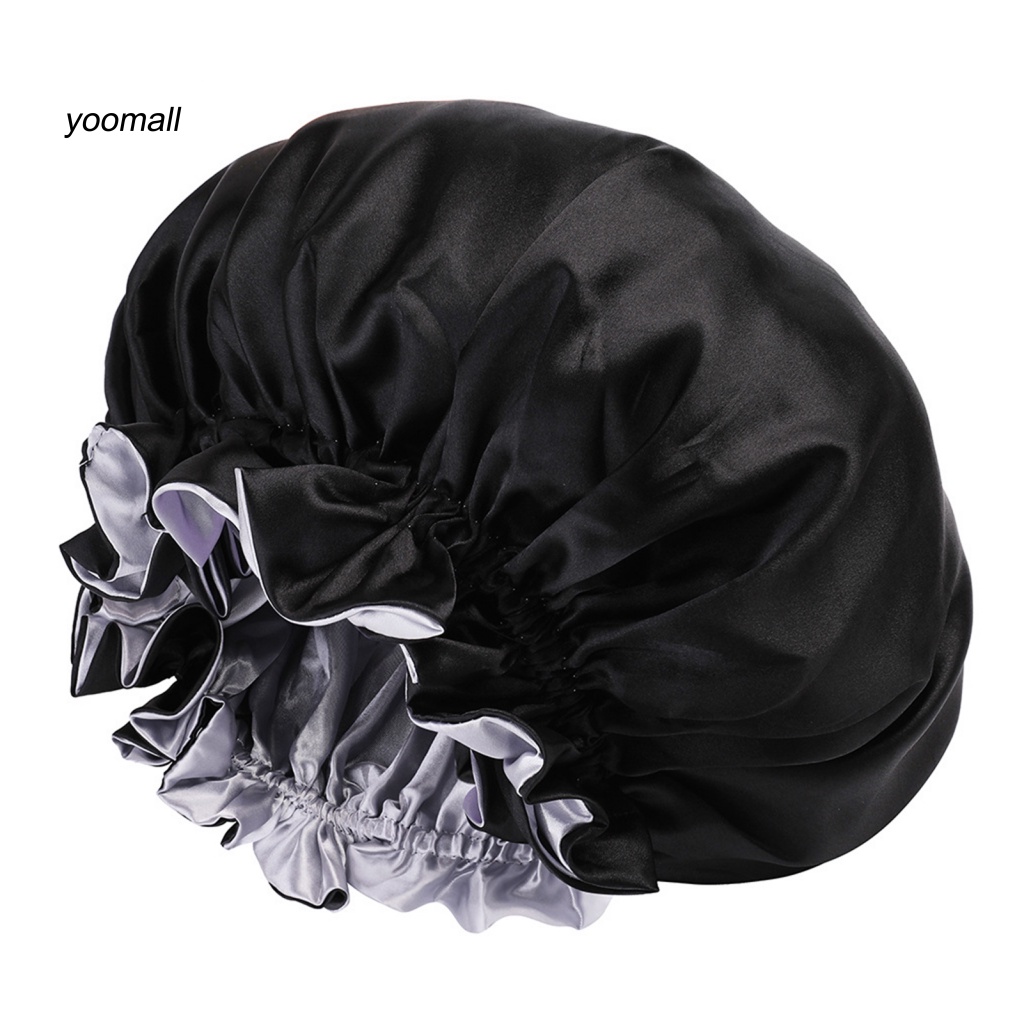 Mũ Trùm Đầu Hai Lớp Mềm Mịn Không Vành Dùng Khi Ngủ / Tắm Cho Nữ