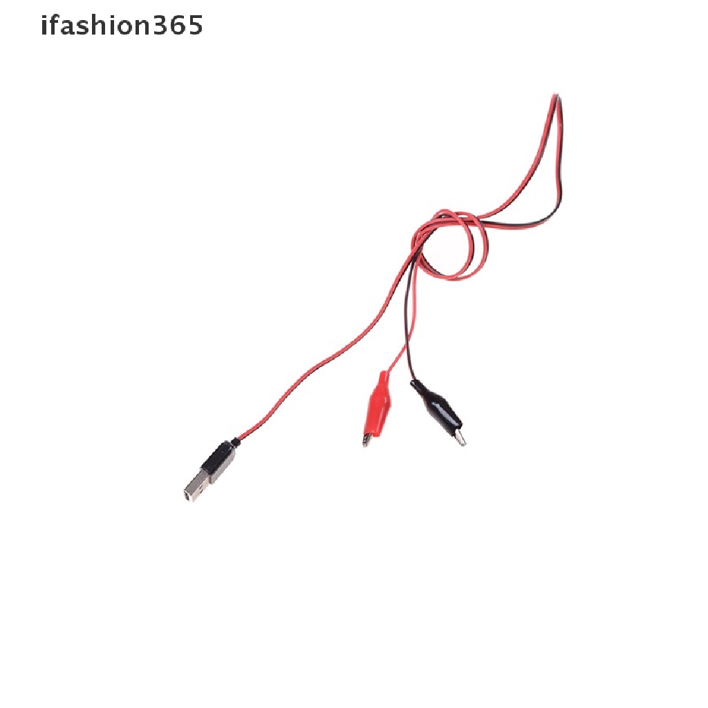 [ifashion365] Usb Kẹp Cá Sấu Kiểm Tra Điện Áp Đầu Đực Sang Đầu Cái