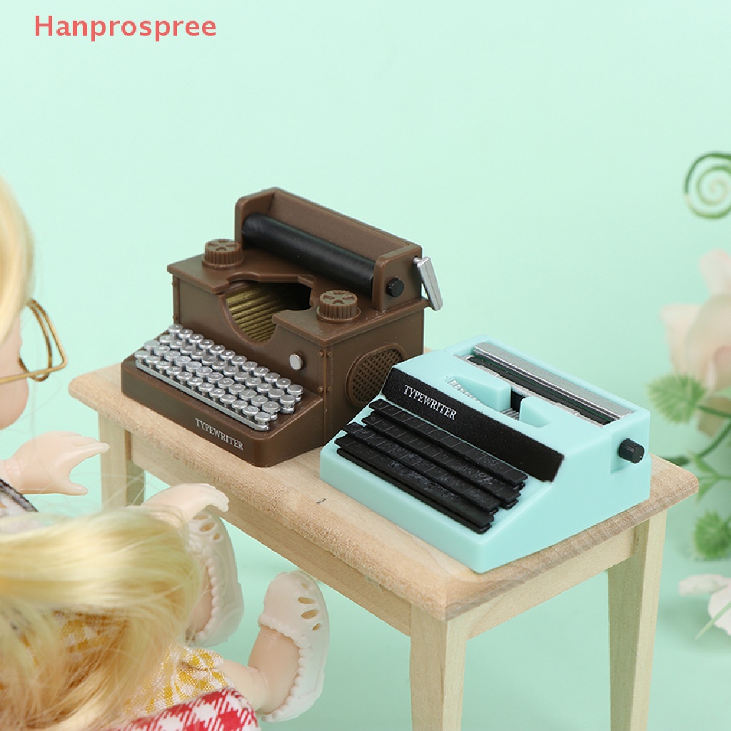 Mô Hình Máy Đánh Chữ Mini Tỉ Lệ 1: 12 Trang Trí Nhà Búp Bê