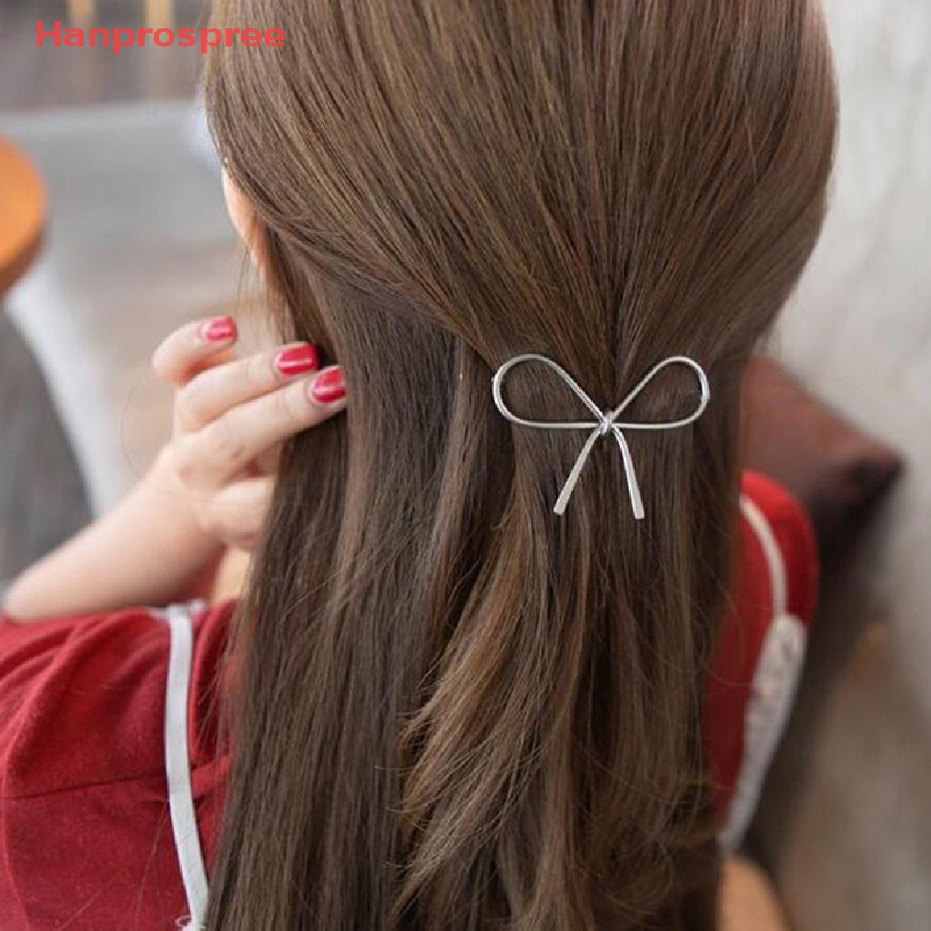 Bộ 2 Kẹp Tóc Kim Loại Hình Tam Giác / Tròn / Ngôi Sao Thanh Lịch Cho Nữ