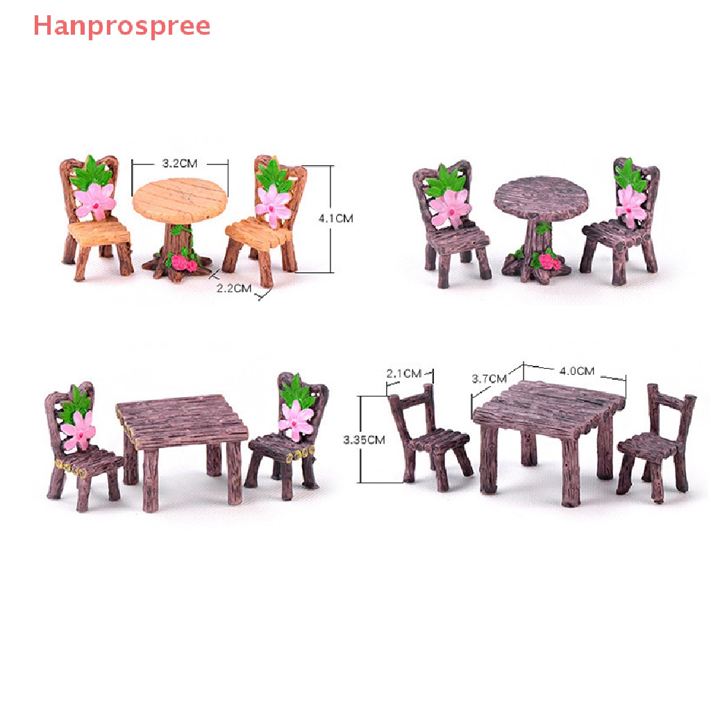 Mô Hình Bàn Ghế Mini Trang Trí Nhà Búp Bê