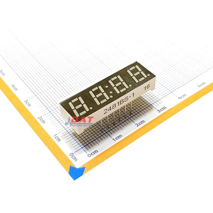 LED Đồng Hồ 4 Số 2481BS Dương Chung - Đỏ