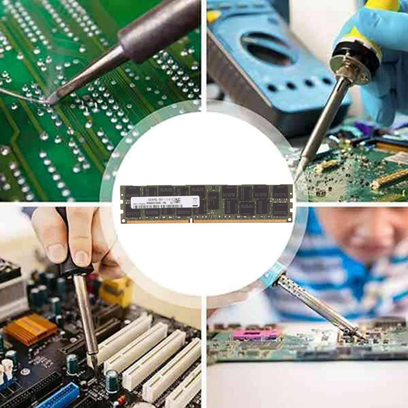 Bo Mạch Chủ DDR3 16GB 1600Mhz RECC RAM + Bộ Nhớ RAM PC3-12800 240Pin 2RX4 1.35V REG ECC RAM Cho X79 X58