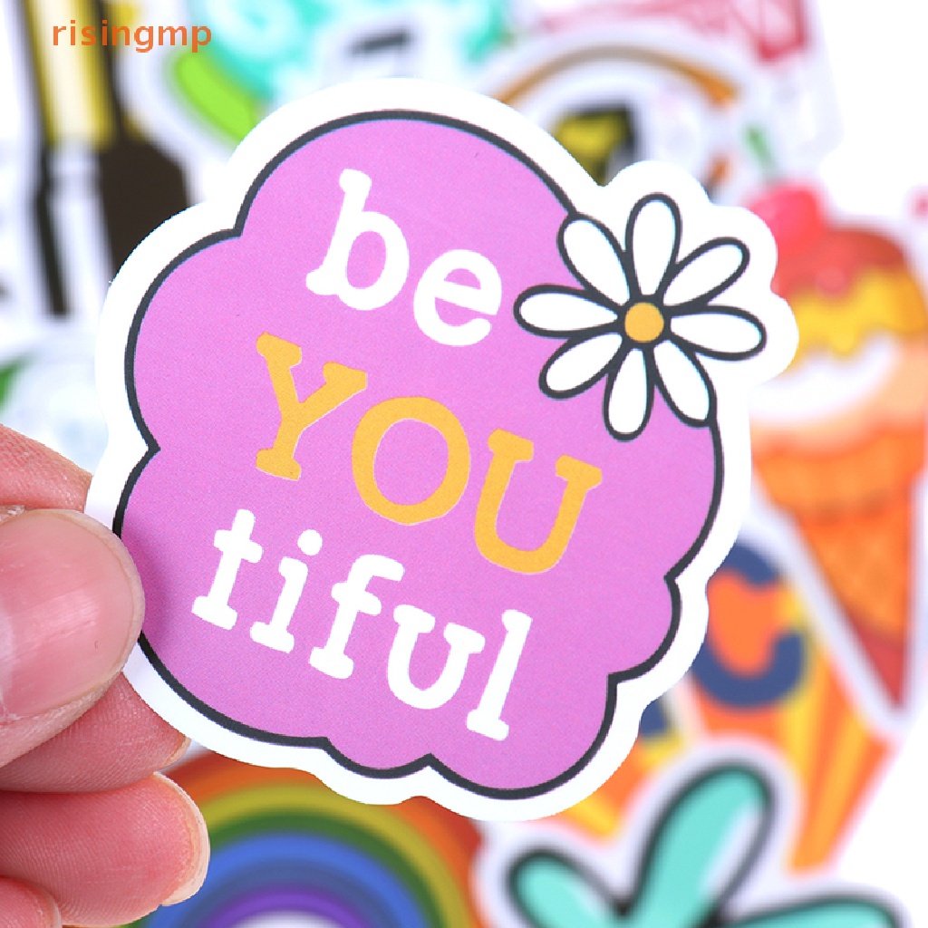 Set 50 Miếng Dán Hoạt Hình Dễ Thương Trang Trí Laptop / Vali / Ván Trượt / Guitar / Ván Trượt