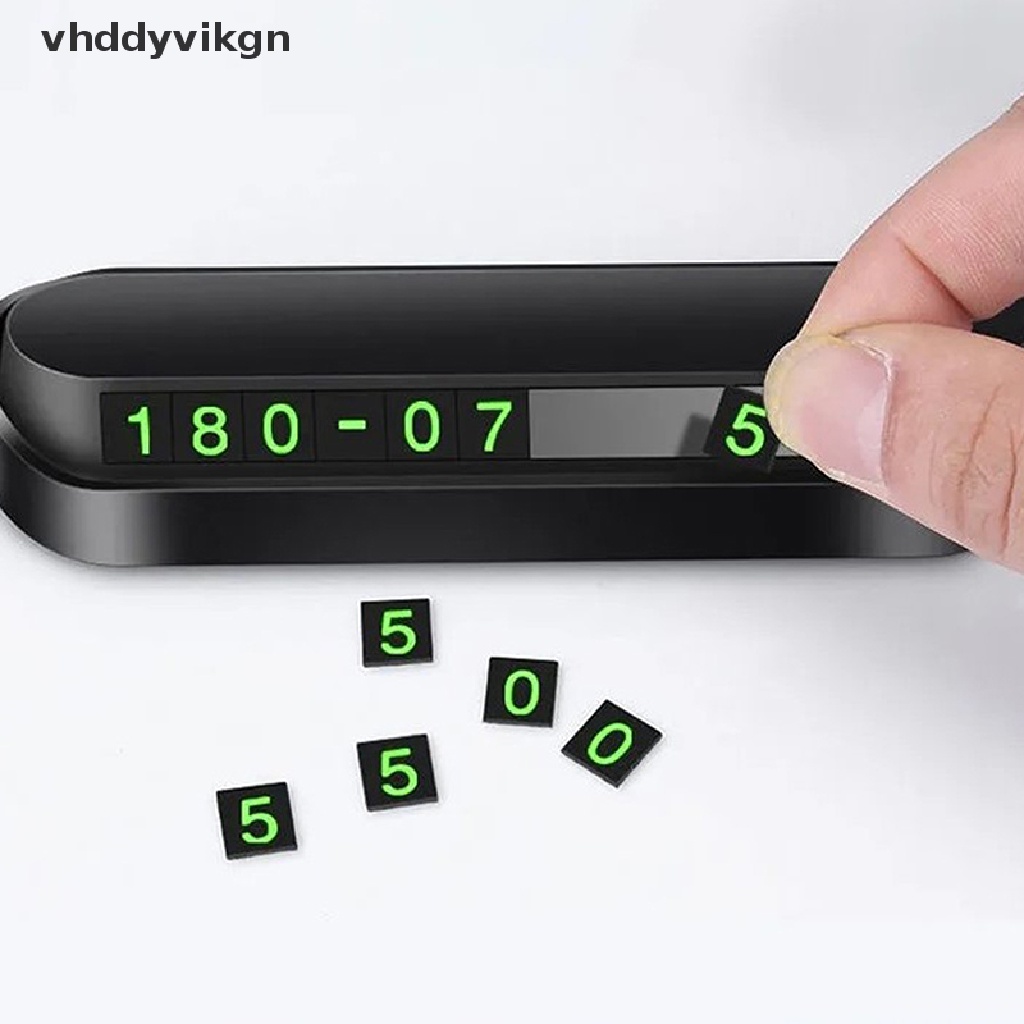 Thẻ Đậu Xe Tạm Thời Ghi Số Điện Thoại 13x2.5cm