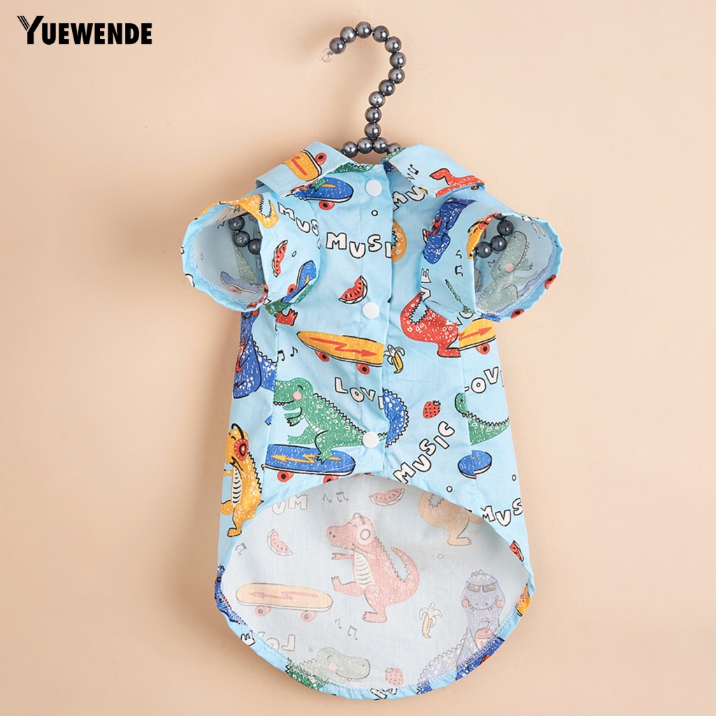 Yue.z Áo Ngắn Tay Hai Lớp Thời Trang Mùa Hè Cho Thú Cưng