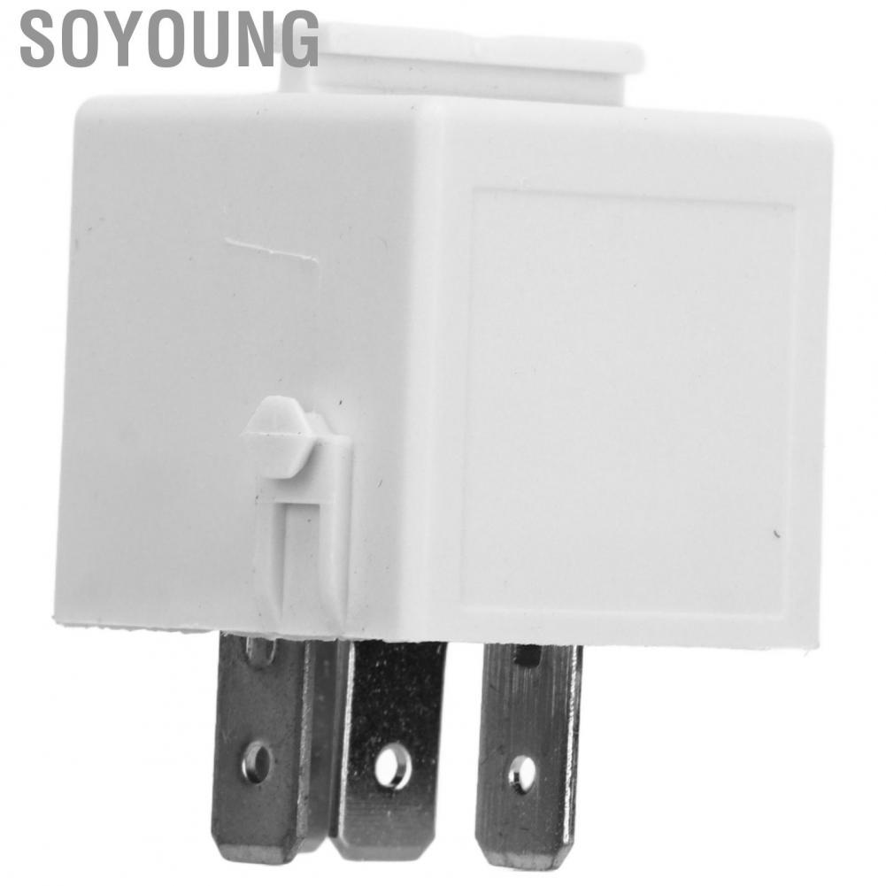 Soyoung Fuel Injection Relay  5 Pin 12V ABS Metal Multifunction Durable Stable Performance for E30 E32 E34 E36 E38 318i 325e 740iL 740i