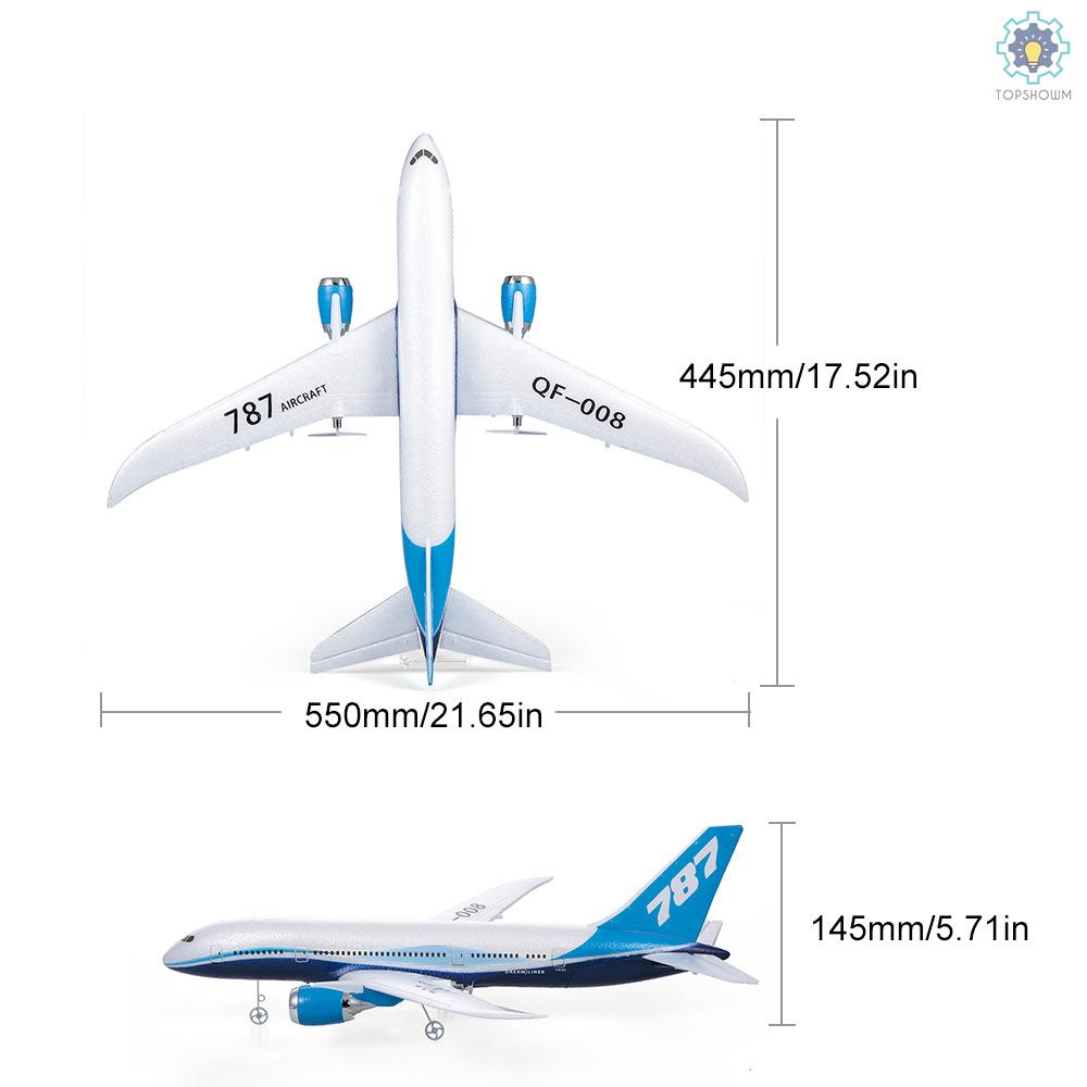Mô Hình Máy Bay Chiến Đấu 3CH 2.4G tosw) QF008 Boeing 787 3CH 4G Chuyên Dụng