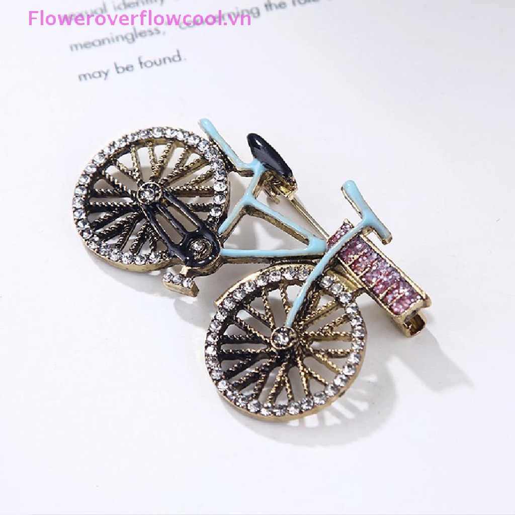 Ghim Cài Áo Hình Xe Đạp Phong Cách Retro Thời Trang Cho Nữ