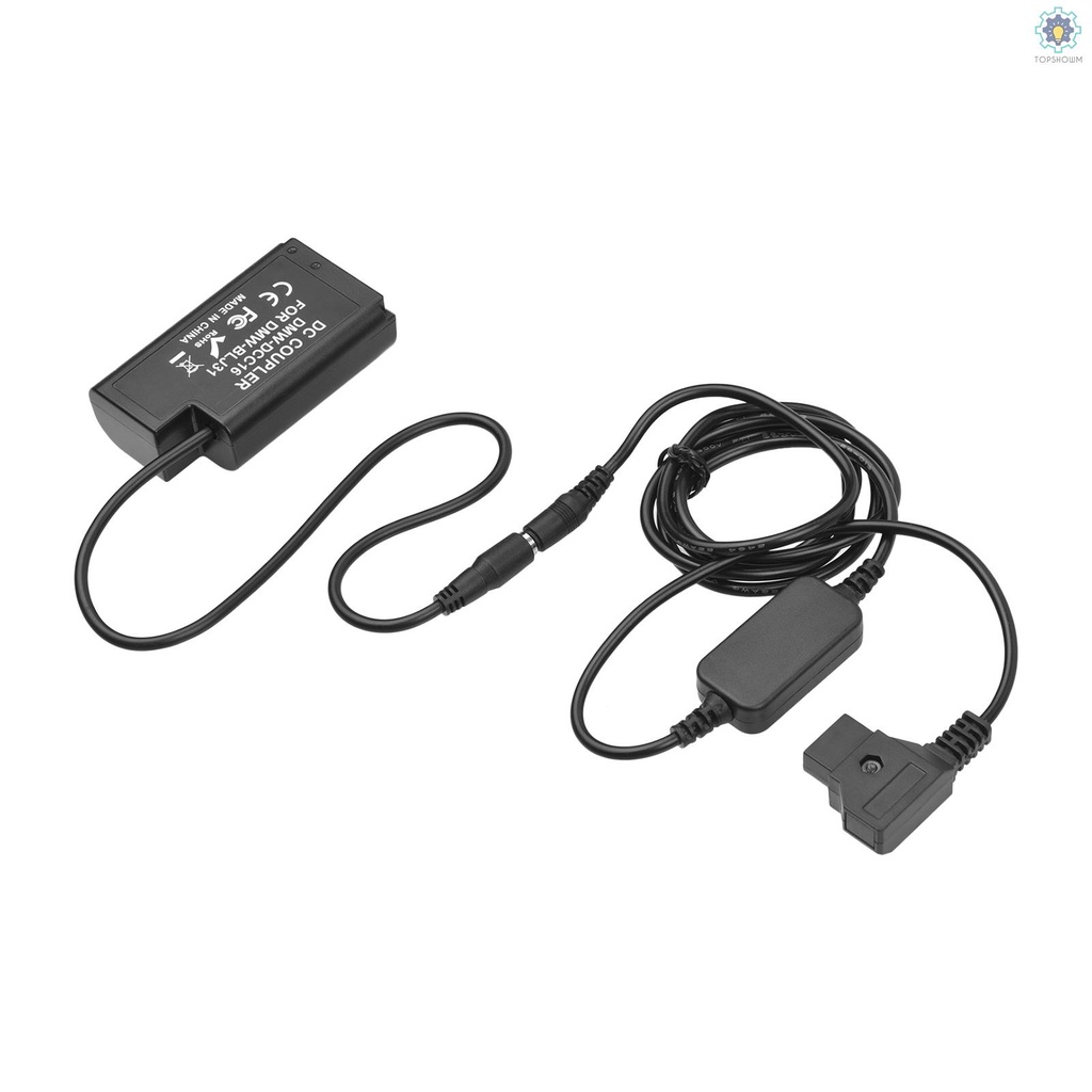 Đầu Nối Pin Andoer D-tap Sang DMW-BLJ31 DMW-DCC16 DC Thay Thế Cho Máy Ảnh Panasonic Lumix S1 S1M S1R S1RM S1H