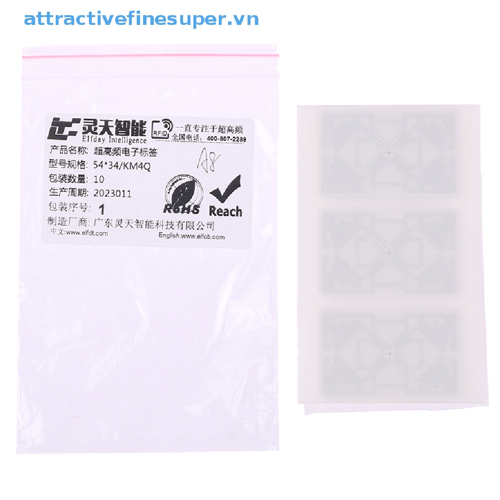 Set 10 Nhãn Dán KM4 / KM4Q / KU5 / U8 / U9 RFID Đa Năng Tiện Dụng