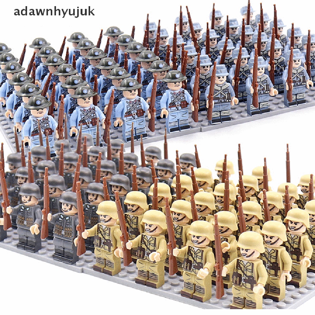 Mô Hình Lắp Ráp Quân Đội Đức Liên Xô US UK China Soldiers VN