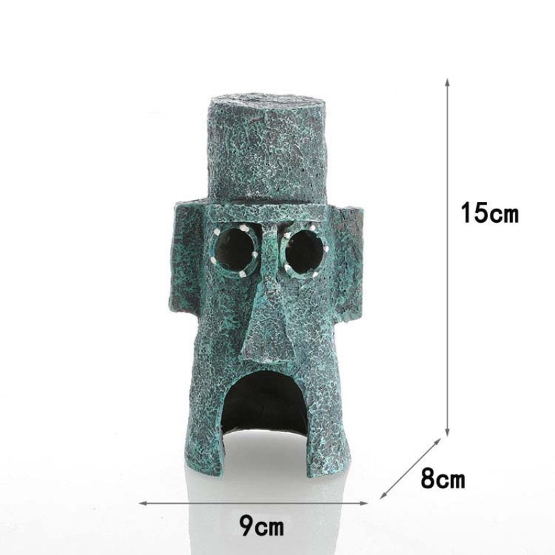 Bộ Quà Tặng Sinh Nhật Gồm Mô Hình Nhân Vật Hoạt Hình Spongebob Mini Trang Trí Bể Cá