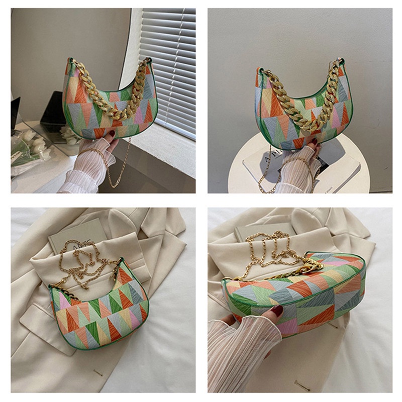 Túi Kẹp Nách Hoạ Tiết In Cho Phái Nữ