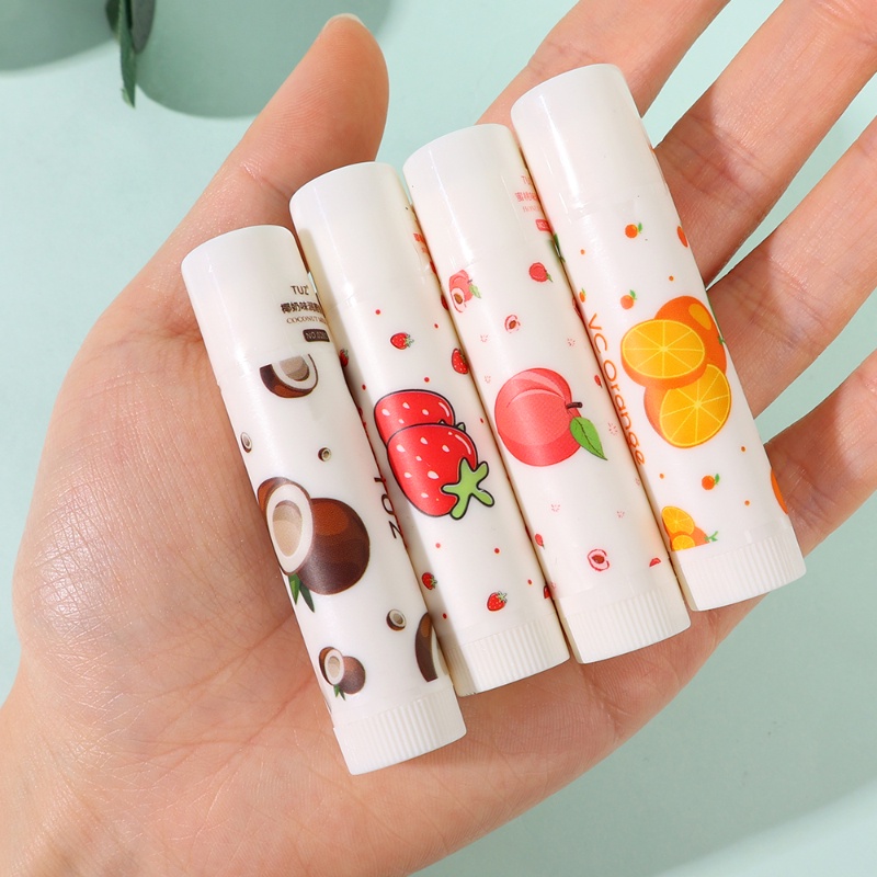 1 Son Dưỡng Môi Hương Trái Cây Lâu Trôi Dưỡng Ẩm Làm Sáng Đường Viền Môi Chống Khô