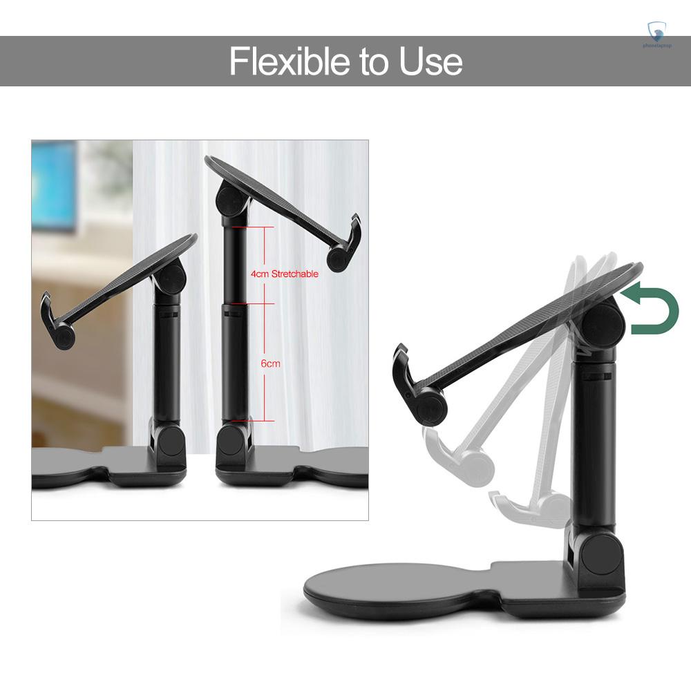 Giá Đỡ Điện Thoại / Máy Tính Bảng Để Bàn Có Thể Điều Chỉnh Chiều Cao Hỗ Trợ Live Streaming Online Video Chatting Singging TV Show Watch