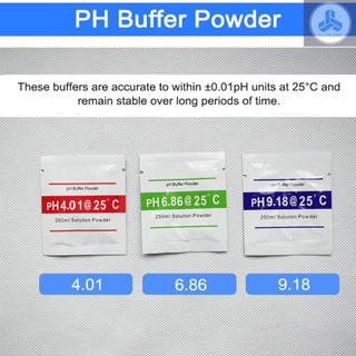 PH Meter Calibration Point 3 Type PH Buffer Powder Set Measure Calibration Solution Powder For PH Test Meter