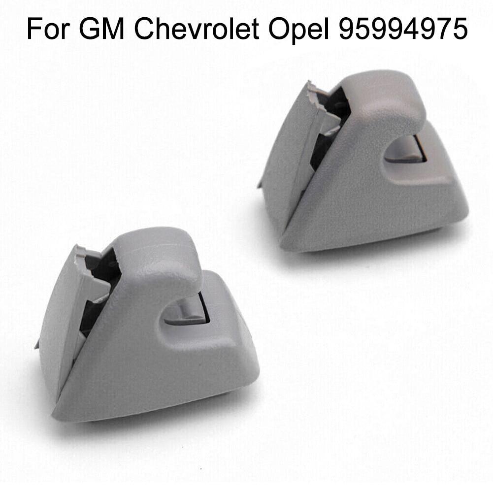 Bộ 2 Móc Kẹp Tấm Che Nắng Màu Xám Cho GM Chevrolet Opel 95994975 Phụ Kiện Chuyên Dụng Cho Xe Hơi Cruze Sonic Spark