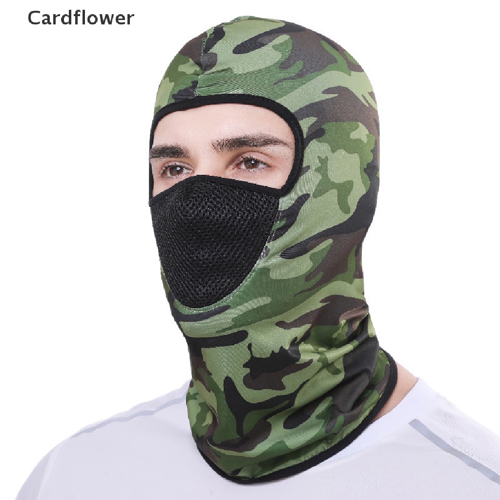 < Cardflower > Mặt Nạ Balaclava Thoáng Khí Che Mặt Và Cổ Cho Mũ Bảo Hiểm Xe Máy Đi Xe Đạp Hàng Giảm Giá