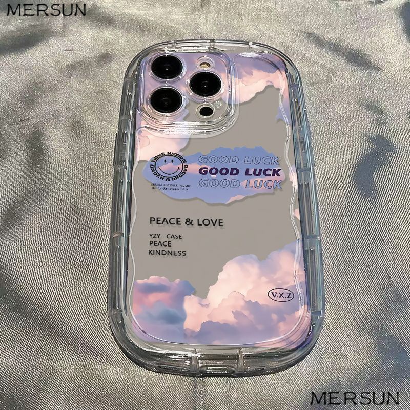 ✅Ốp Điện Thoại Mềm Trong Suốt Chống Sốc Màu Xanh Dương In Chữ Tiếng Anh Cho Iphone 1413 / 12xs8p NNK6 711