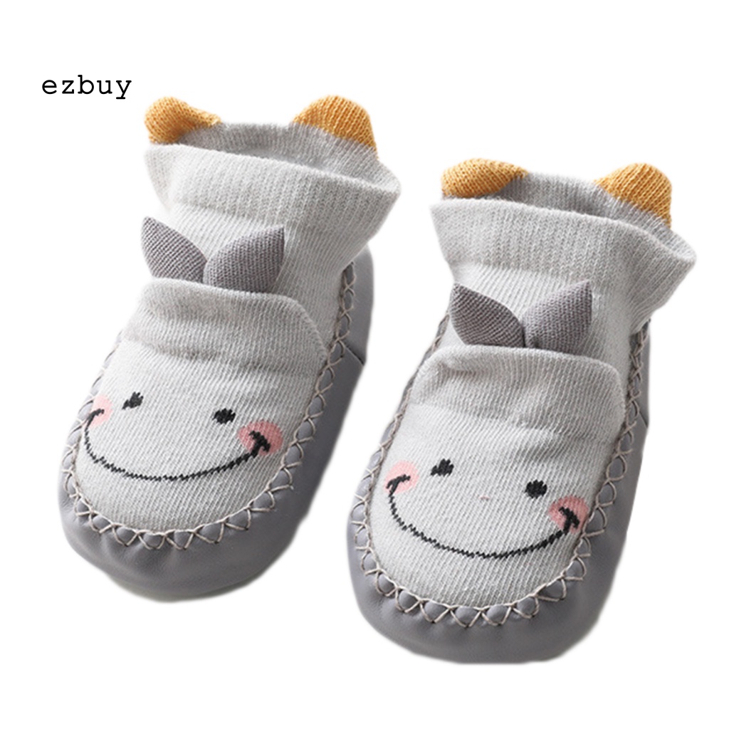 1 Đôi Vớ Chống Trượt Thoáng Khí In Hình Biểu Tượng Cảm Xúc Hoạt Hình Cho Em Bé Đi Trong Nhà