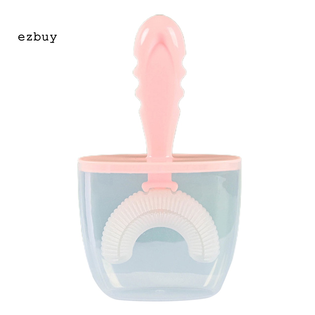 Bàn Chải Đánh Răng Silicone Hình Chữ U An Toàn Cho Bé