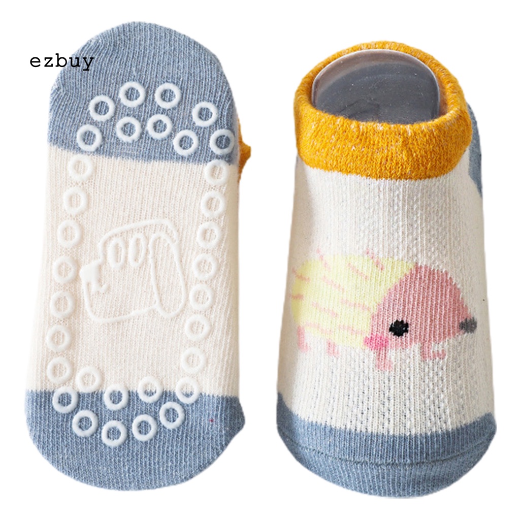 1 Đôi Vớ Mềm Chống Trượt In Họa Tiết Hoạt Hình Động Vật Dễ Thương Thời Trang Mùa Hè Cho Bé